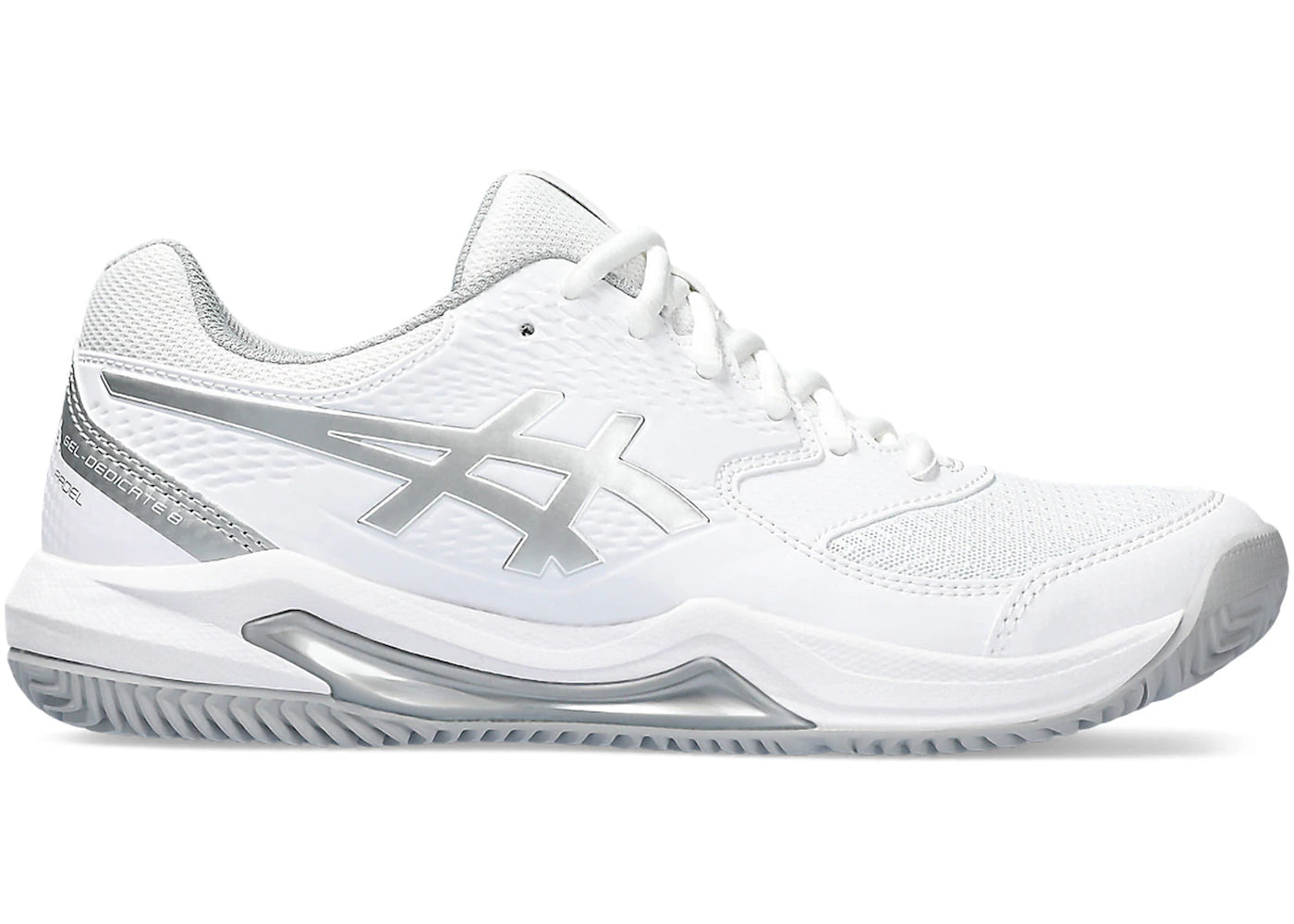 ASICS Gel-Dedicate 8 Padel White Pure Silver (Women's)