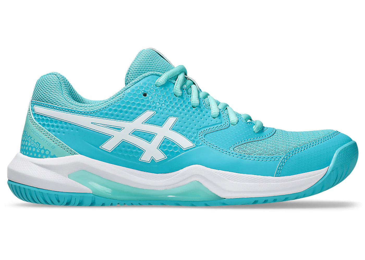 ASICS Gel-Dedicate 8 Pickleball Energy Aqua White (Women's)