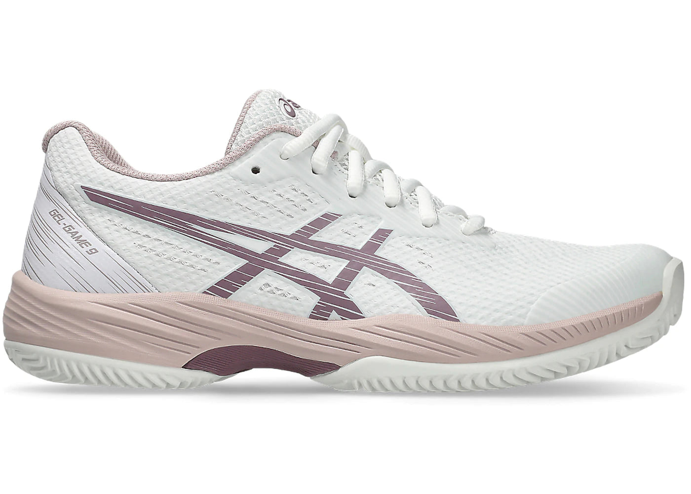 ASICS Gel-Game 9 Clay/OC White Dusty Mauve (Women's)