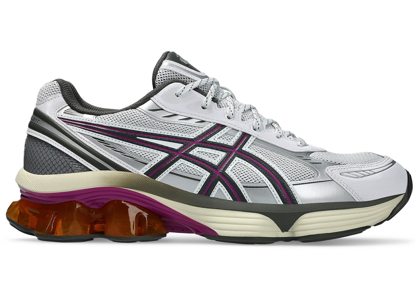 ASICS Gel-Kinetic Fluent White Truffle Grey