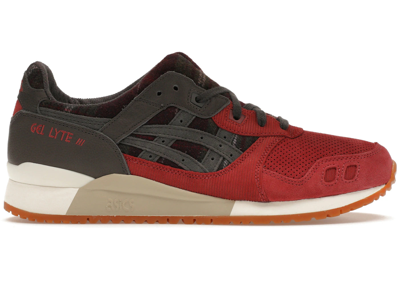 ASICS Gel-Lyte III OG Brisket Red Obsidian Grey