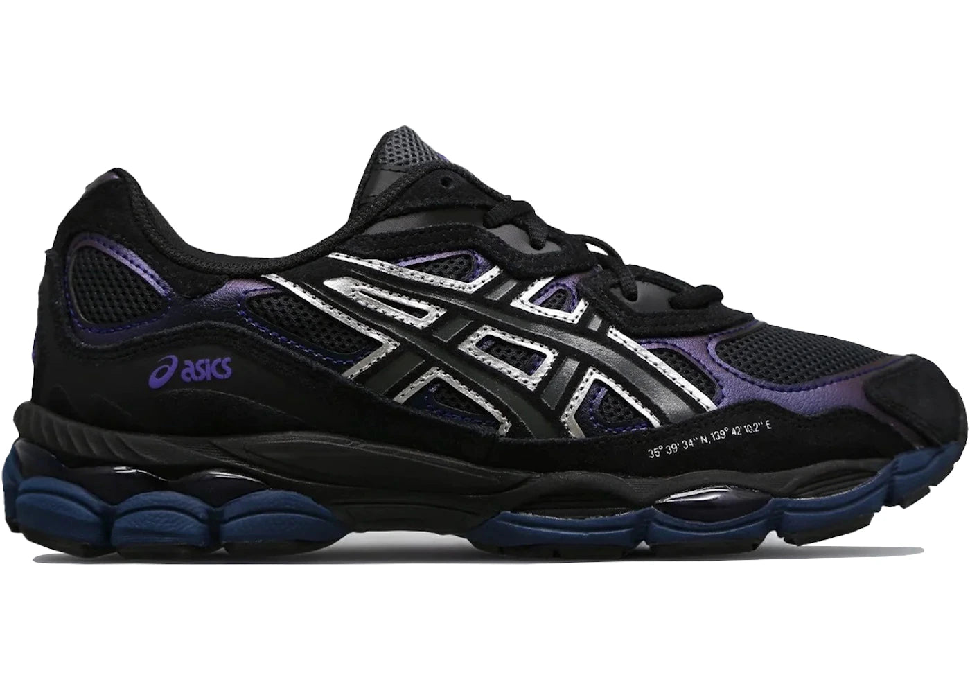 ASICS Gel-NYC Black Graphite Grey Purple