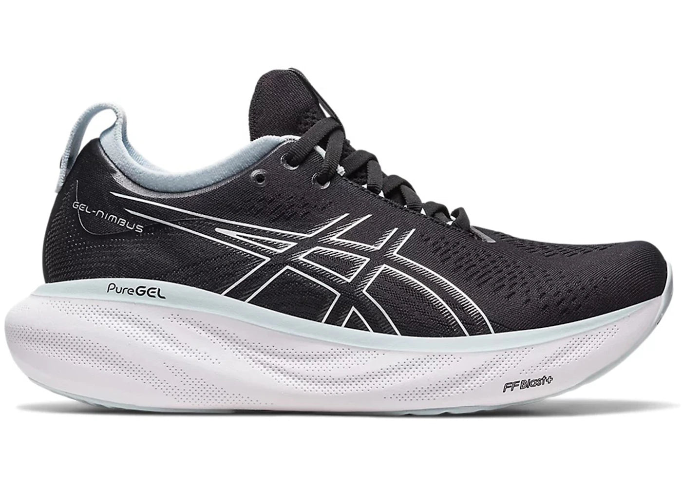 ASICS Gel-Nimbus 25 Black Reborn Blue (Women's)