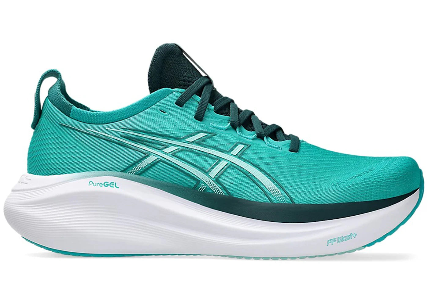 ASICS Gel-Nimbus 27 Wave Teal Saxon Green