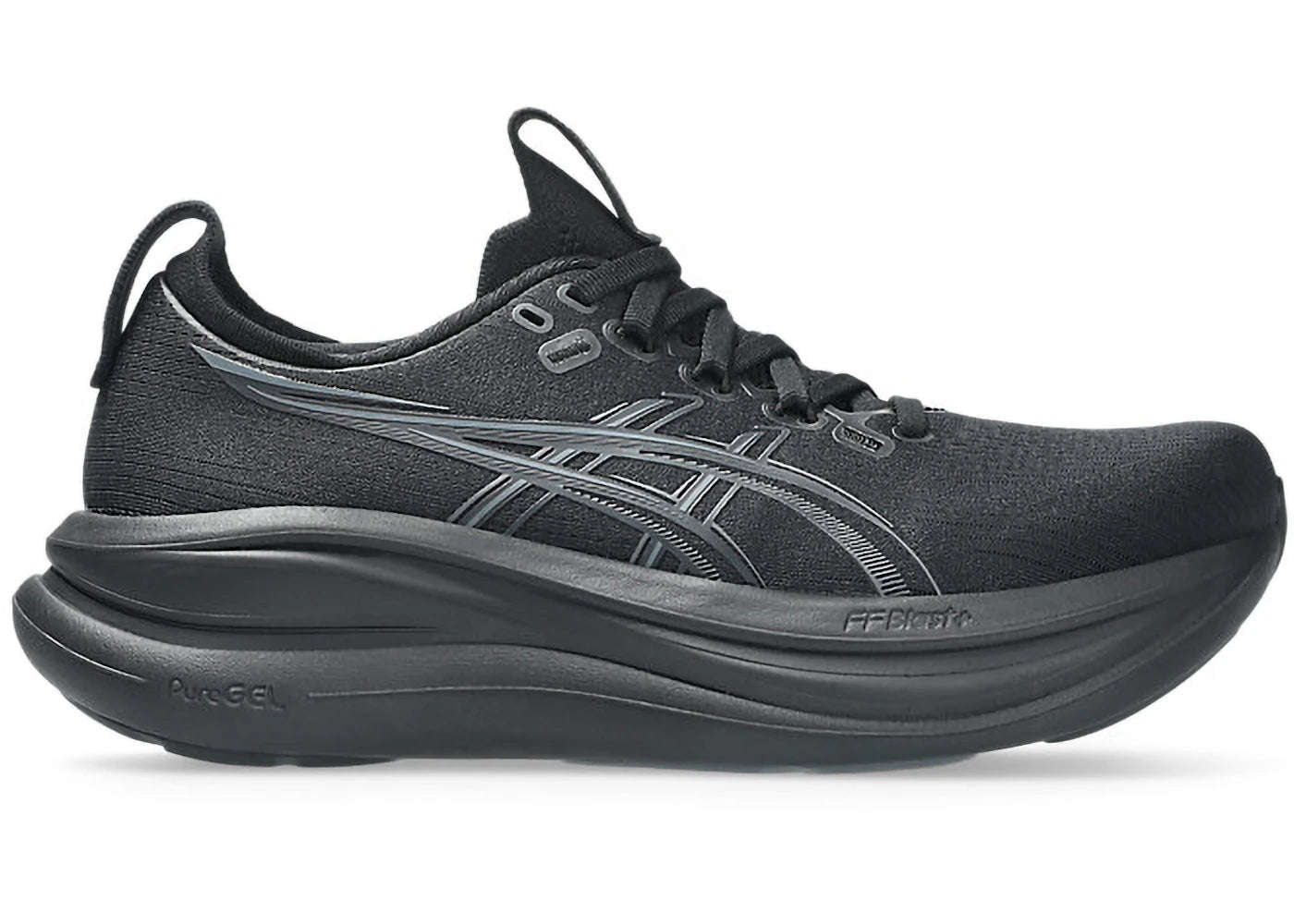 ASICS Gel-Nimbus 28 Black Graphite Grey (Women's)