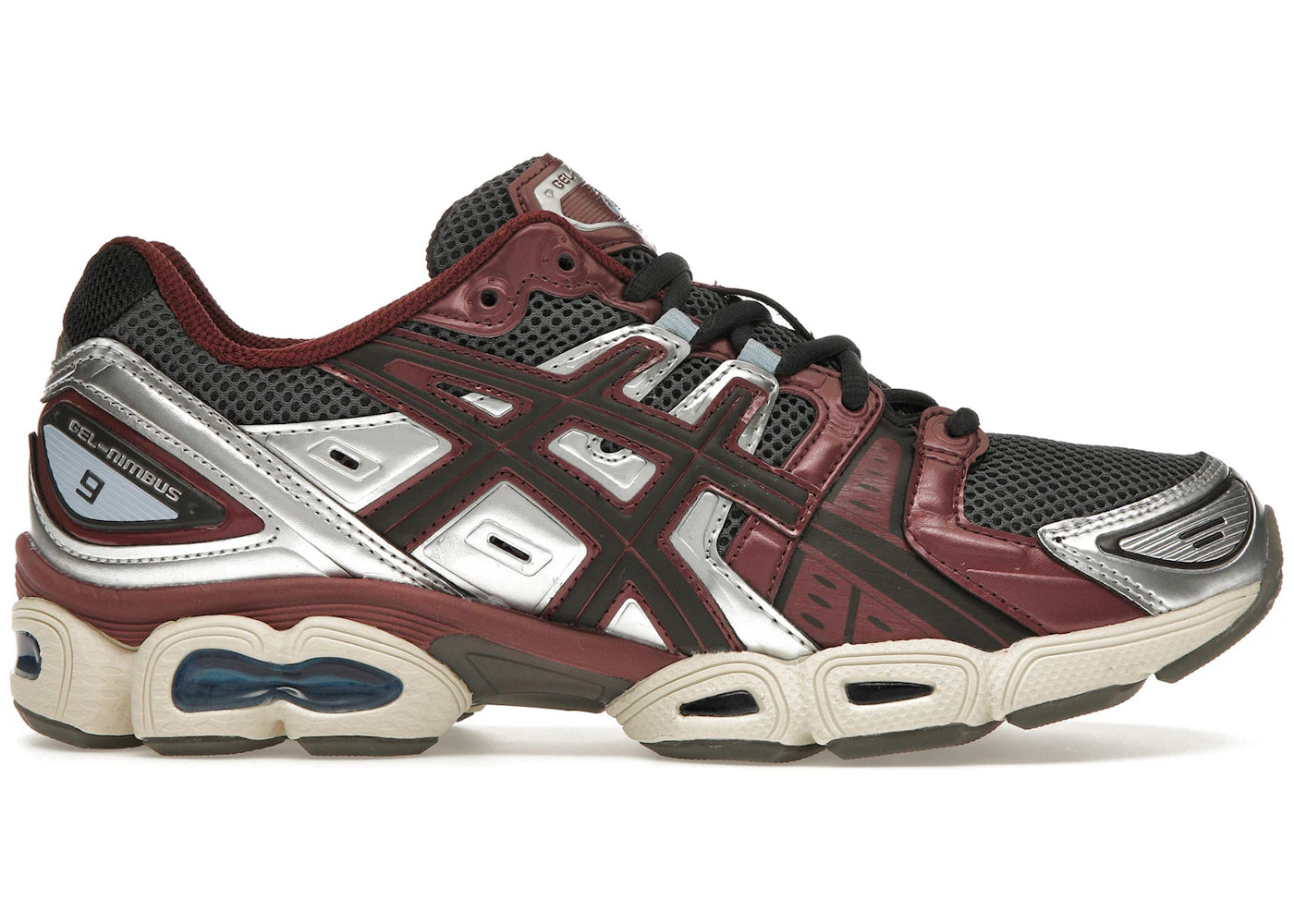 ASICS Gel-Nimbus 9 Truffle Grey Dark Cherry