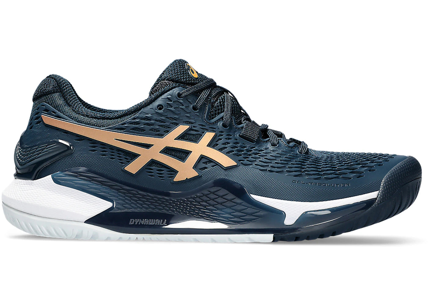 ASICS Gel-Resolution 9 French Blue Pure Gold (Women's)