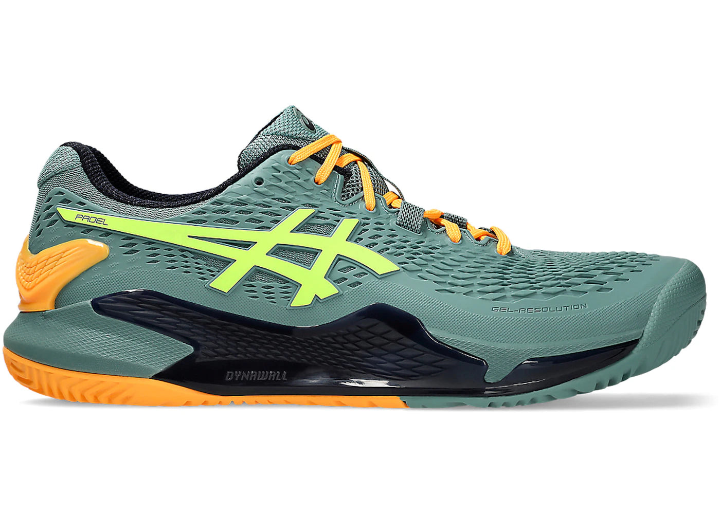 ASICS Gel-Resolution 9 Padel Celadon Safety Yellow