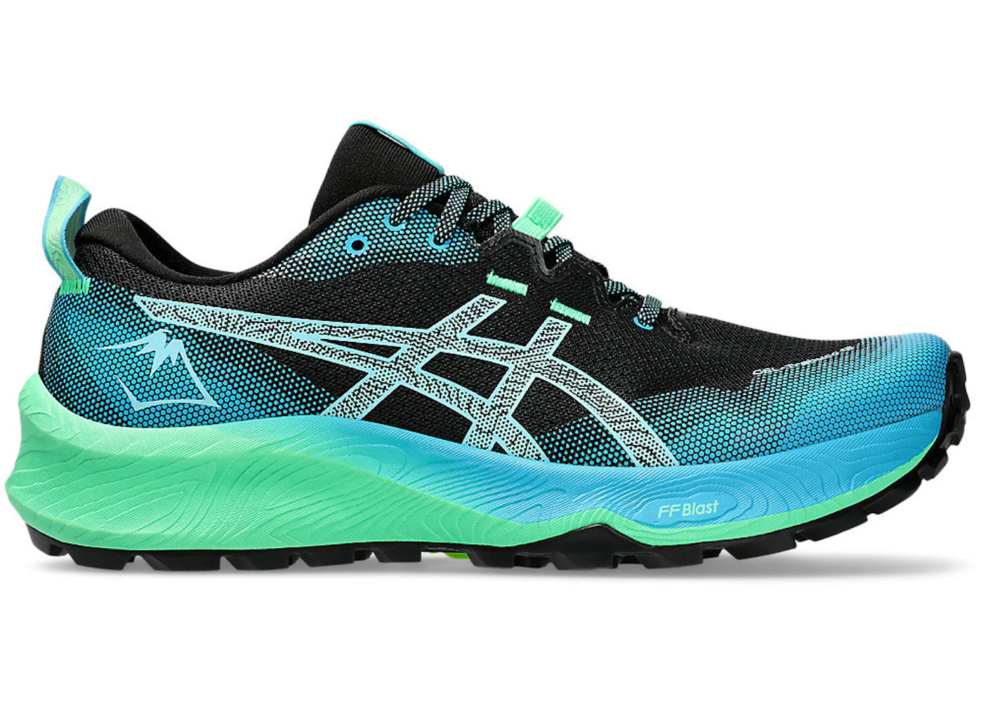 ASICS Gel-Trabuco 12 Black Bright Cyan