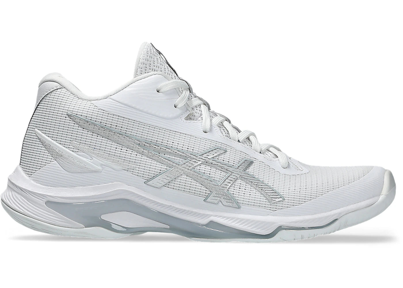 ASICS Netburner Ballistic FF MT 4 White Pure Silver (Women's)