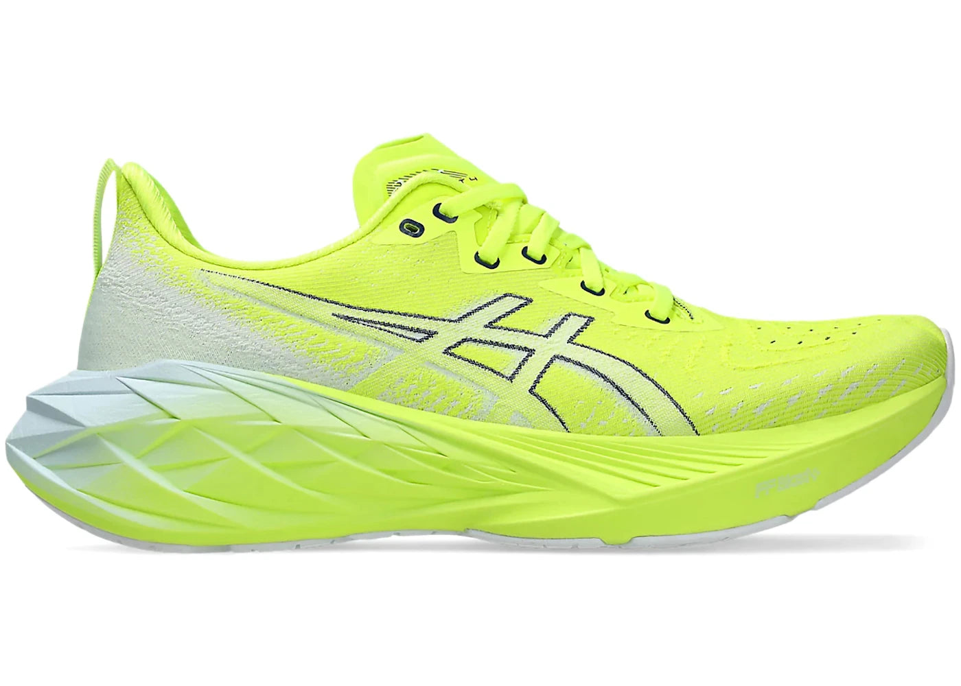 ASICS Novablast 4 Safety Yellow Cool Grey