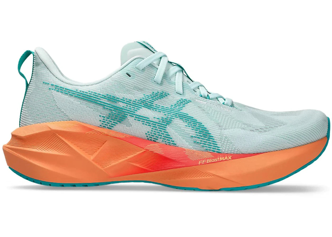 ASICS Novablast 5 Soothing Sea Wave Teal Orange