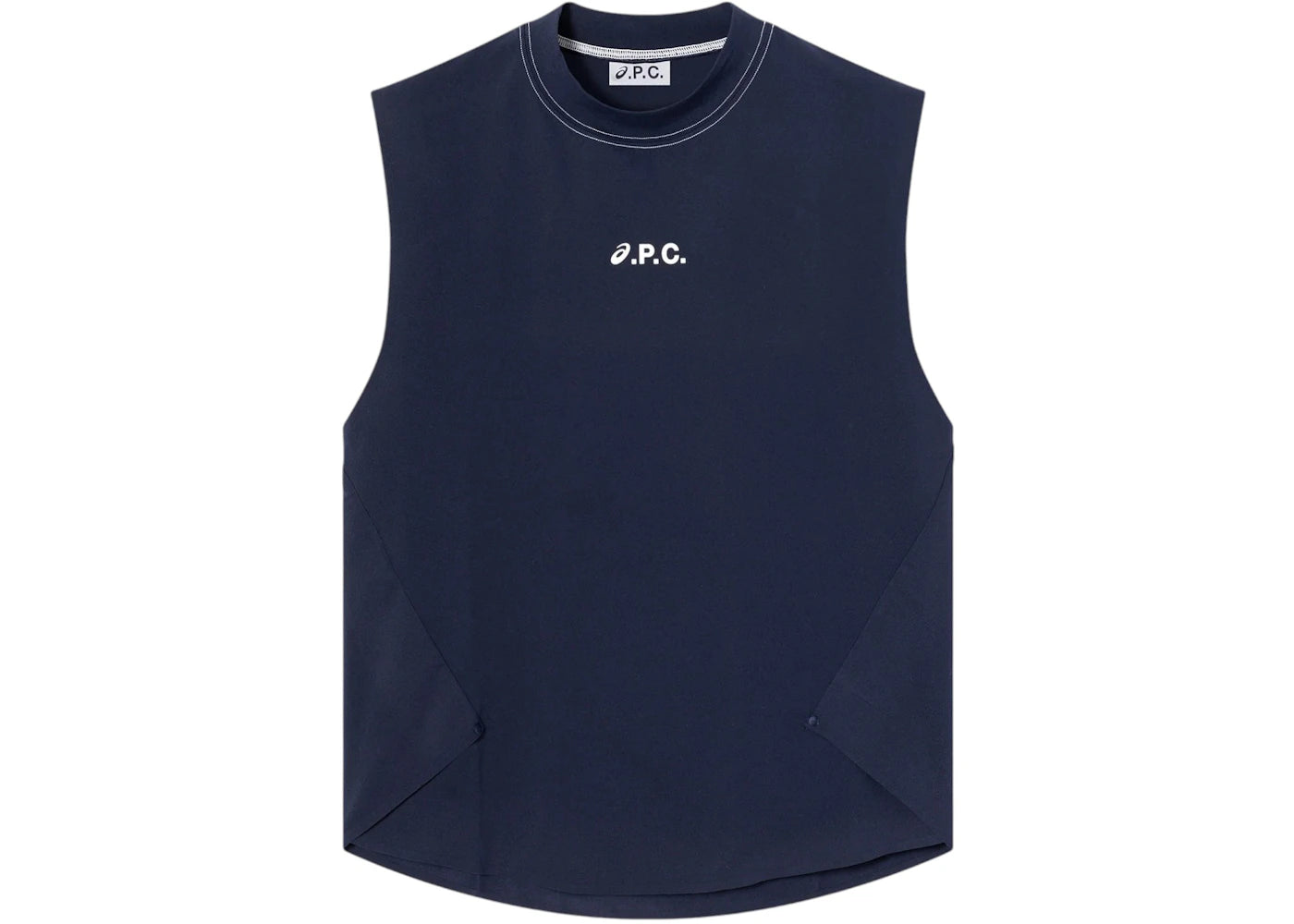 ASICS x APC Women's On Court Crew Top Dark Navy Blue