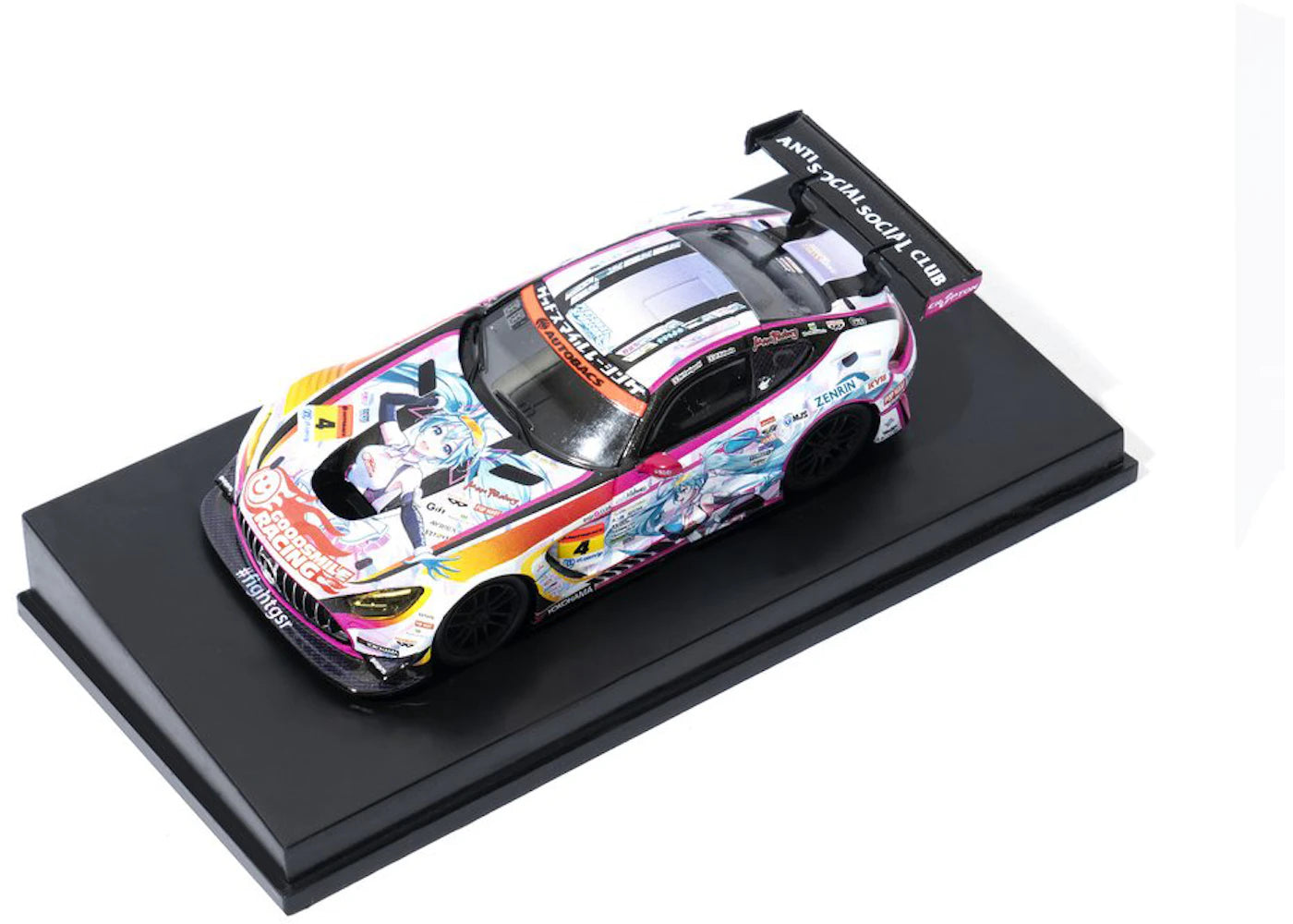 Anti Social Social Club x GSR 1/64 Scale Mini Car Rd.3 Suzuka Diecast