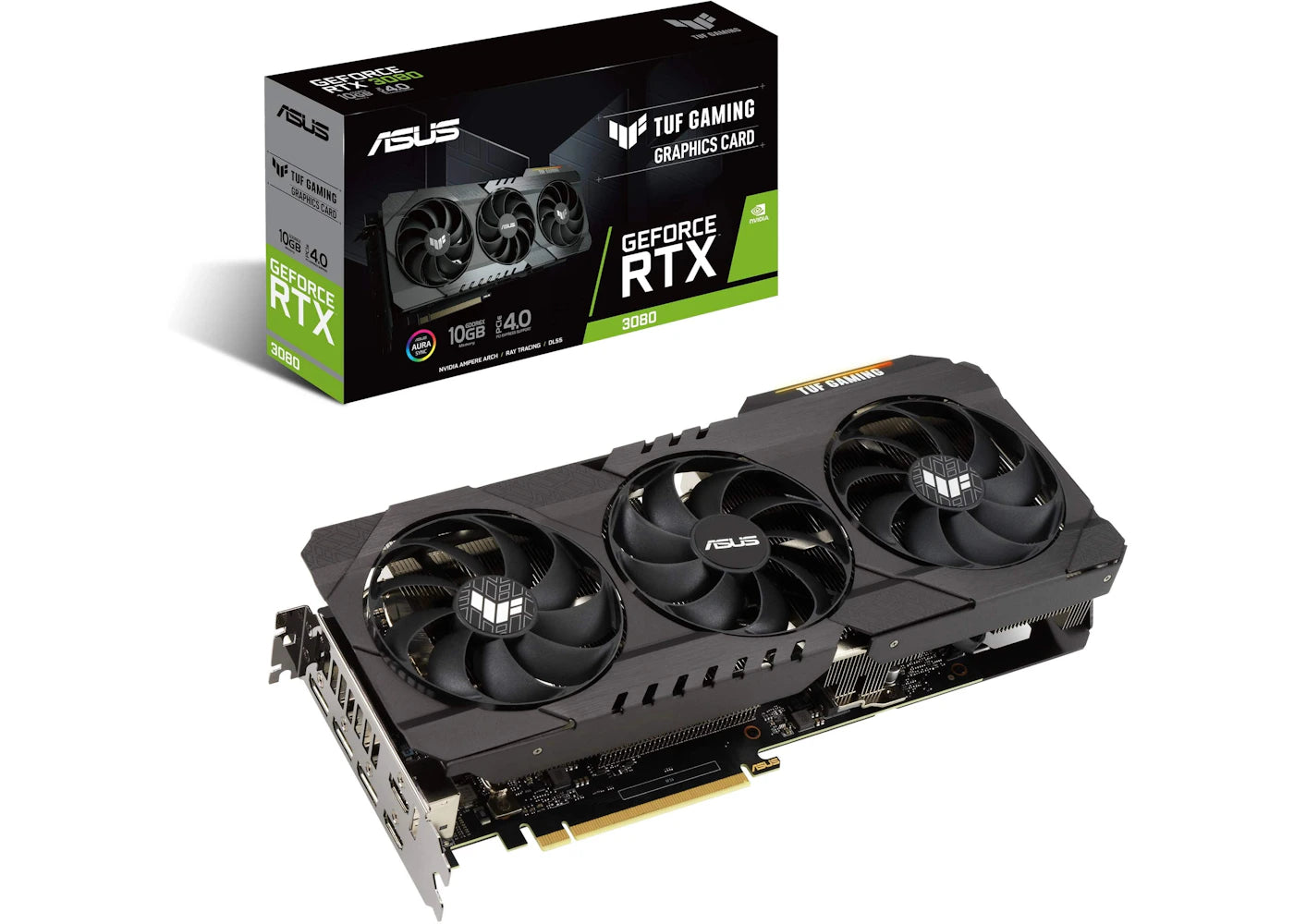 NVIDIA ASUS TUF GAMING GeForce RTX 3080 Graphics Card (TUF-RTX3080-O10G-GAMING)