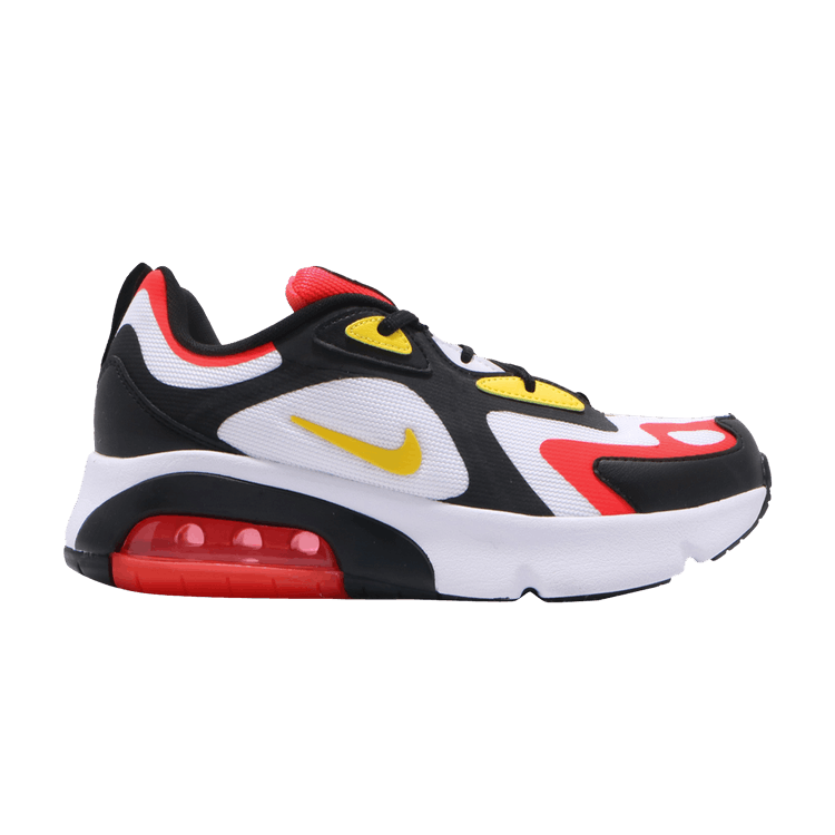 Nike Air Max 200 Black Bright Crimson (GS)