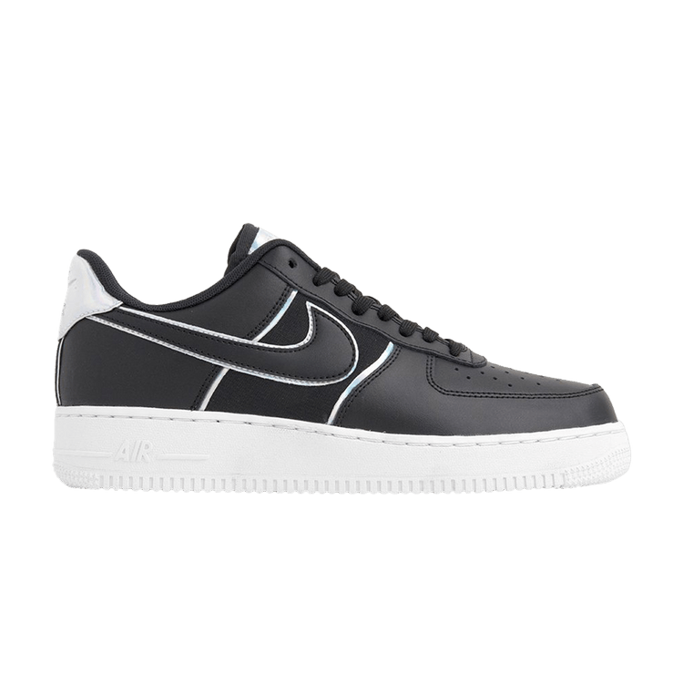 Nike Air Force 1 Low Black Iridescent Outline