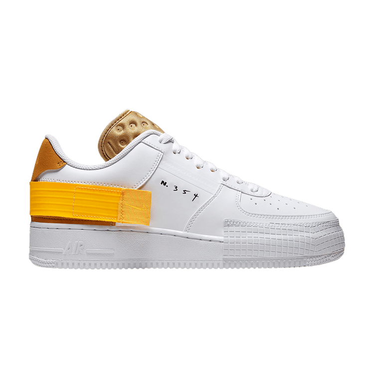 Nike Air Force 1 Type White Gold