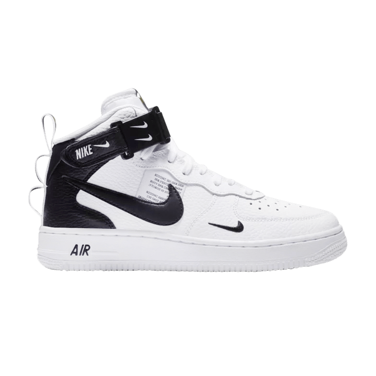 Nike Air Force 1 Mid Utility White Black (GS)