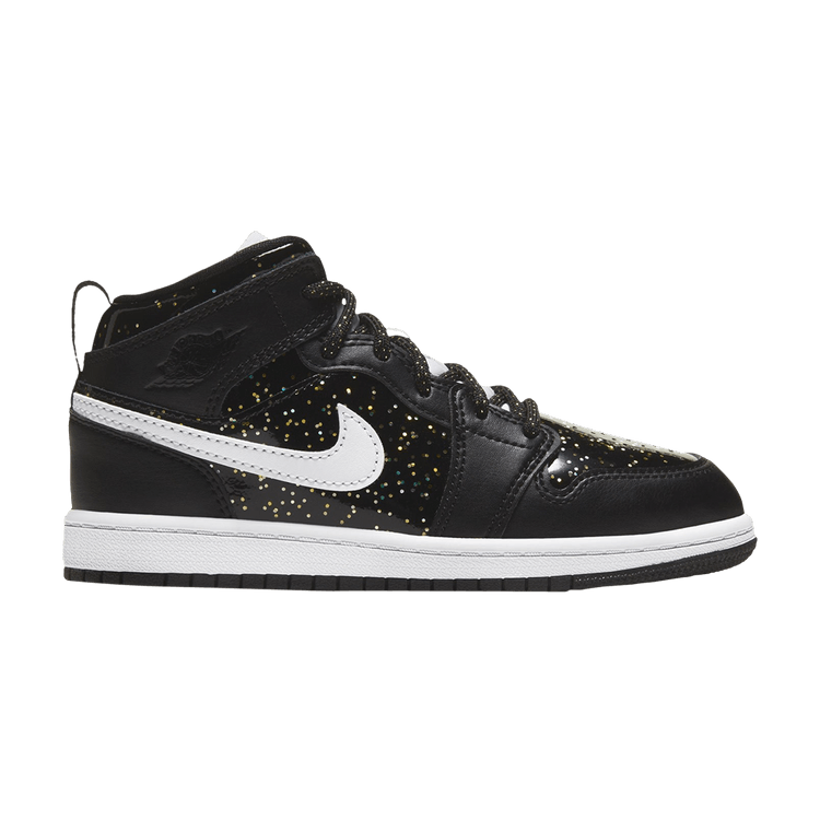 Jordan 1 Mid SE Black Glitter (PS)