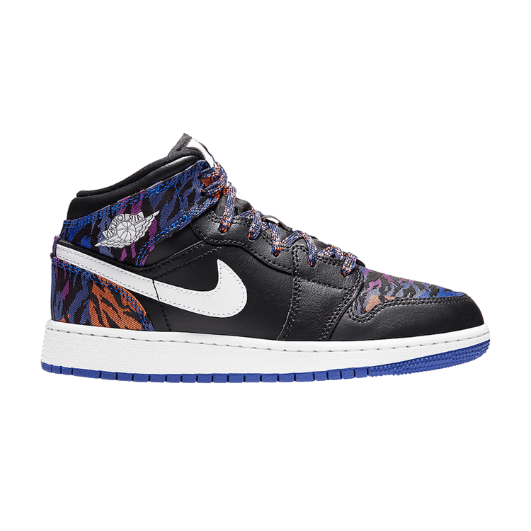 Jordan 1 Mid Multi-Color Tiger Stripe (GS)