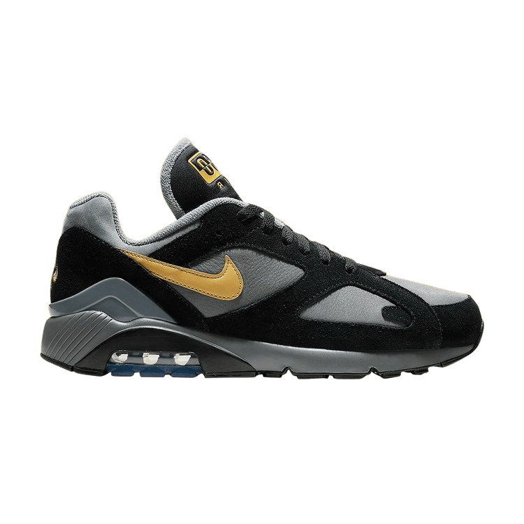 Nike Air Max 180 Cool Grey Black Wheat Gold