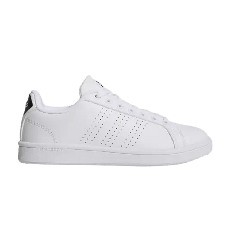 adidas Cloudfoam Advantage Clean White White-Black (Women's)