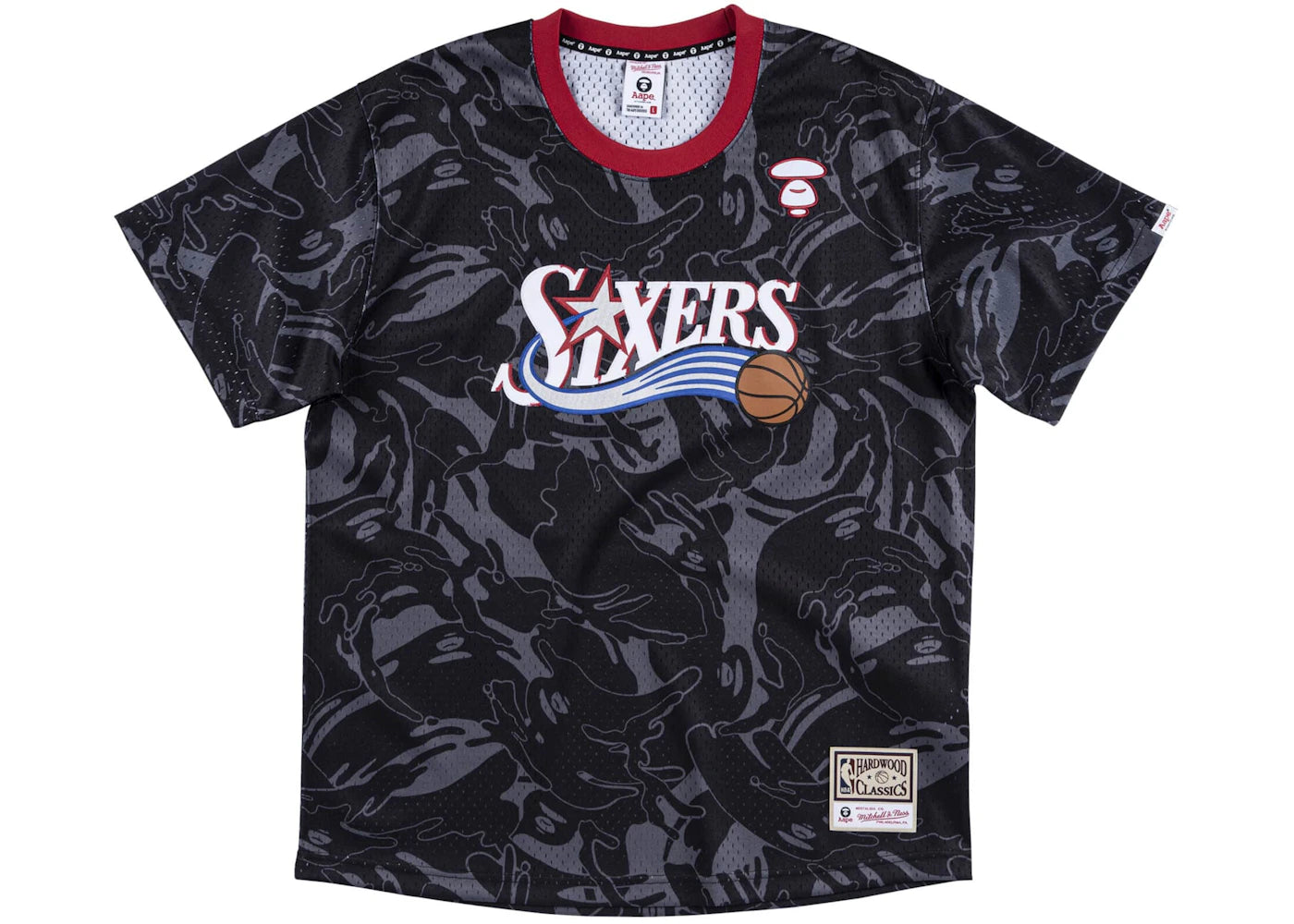 BAPE x Mitchell & Ness Philadelphia 76ers BP Jersey Black
