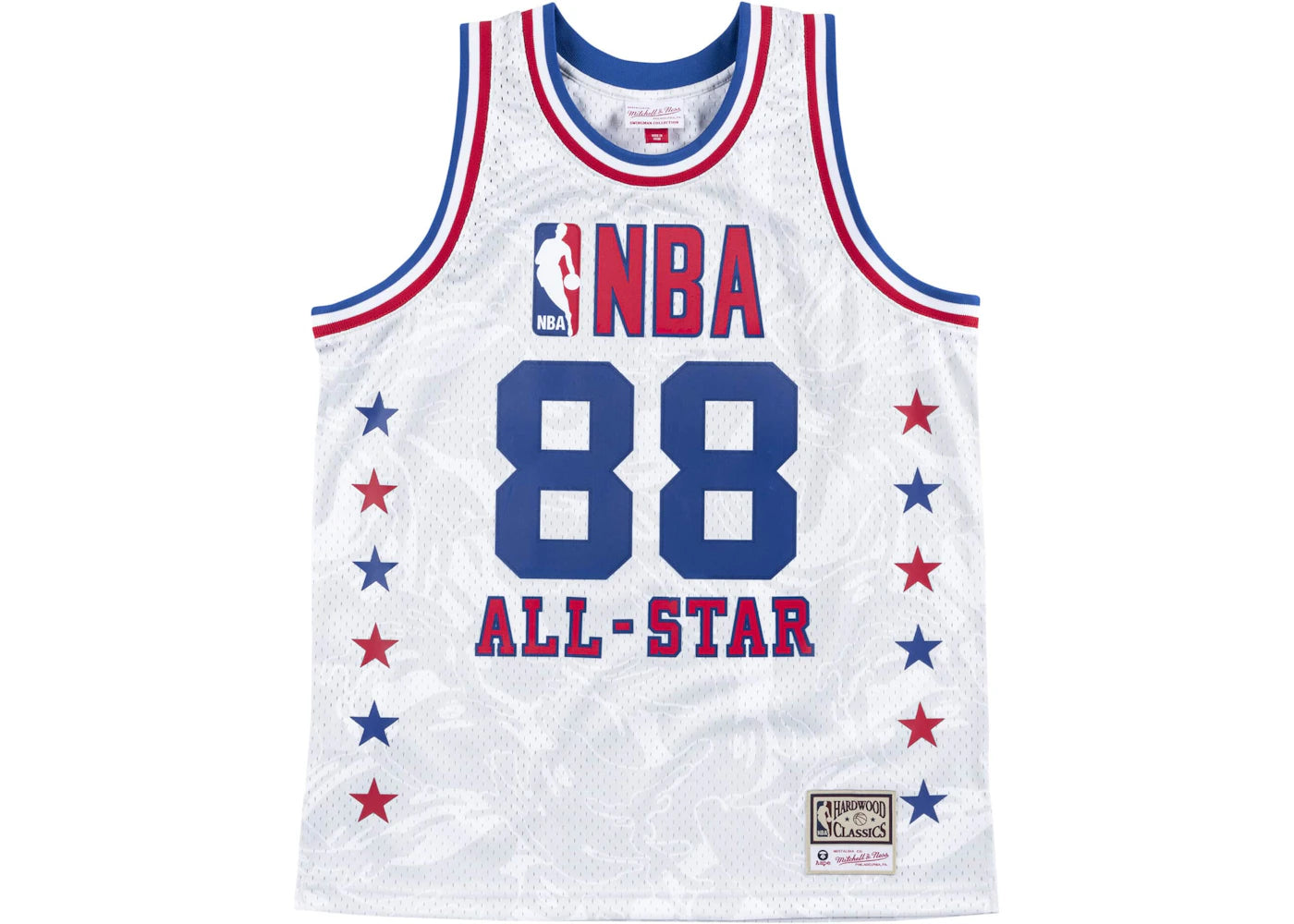 Aape x Mitchell & Ness Swingman All-Star 1988 Jersey White