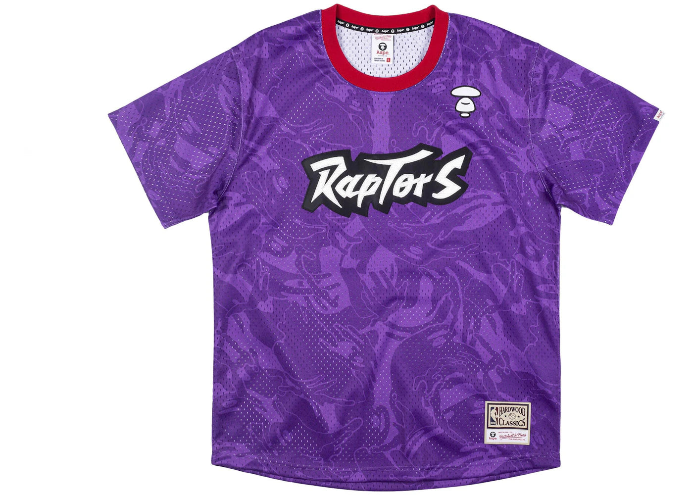 BAPE x Mitchell & Ness Toronto Raptors BP Jersey Black