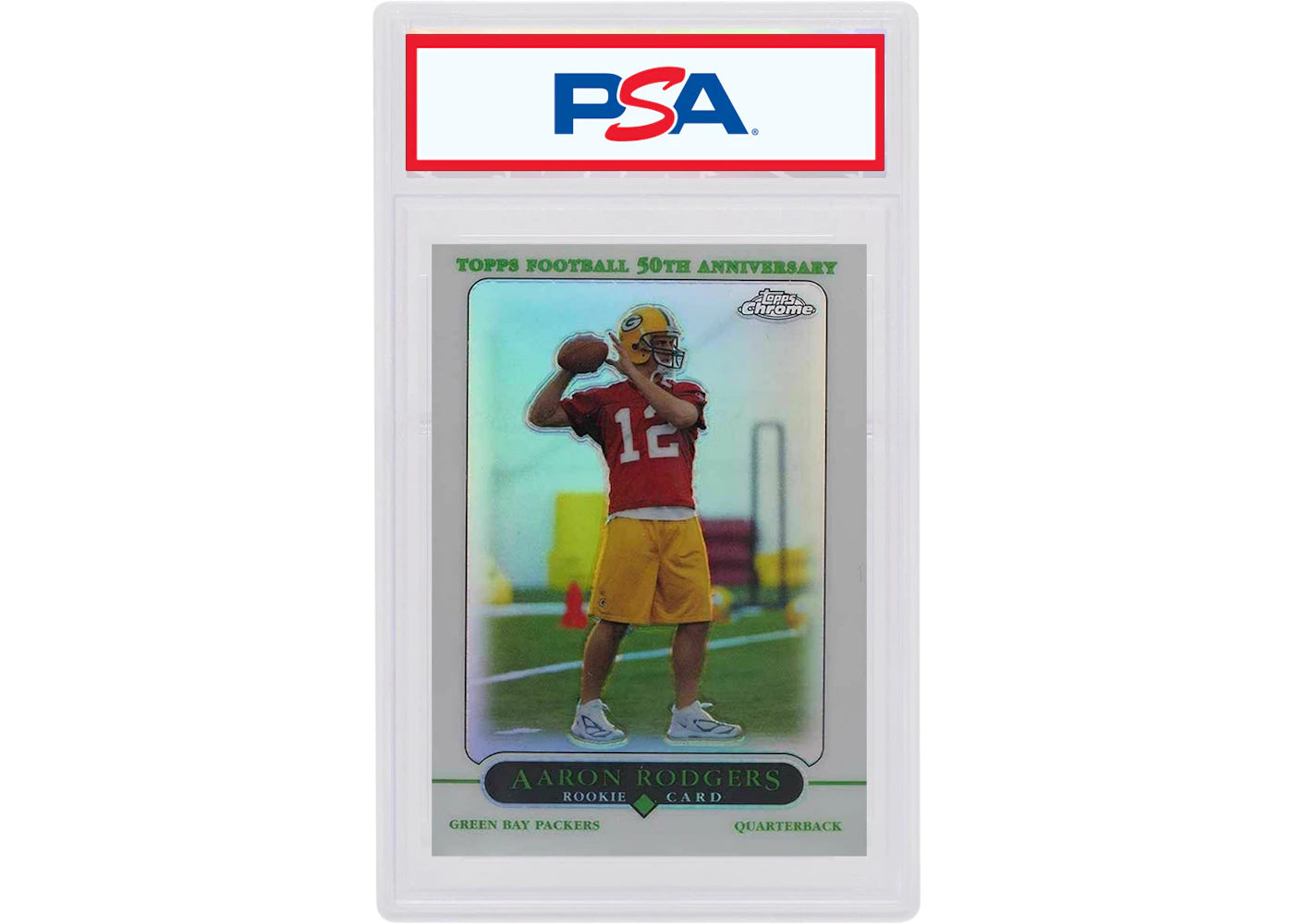 Aaron Rodgers 2005 Topps Chrome Rookie Refractor #190 (PSA or BGS Graded)