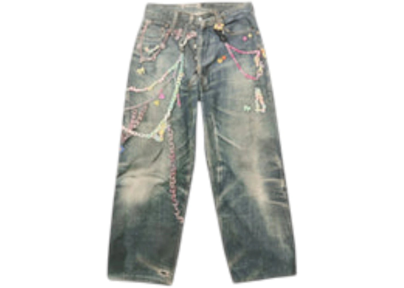 Acne Studios 1981F Baggy Fit Jeans Blue