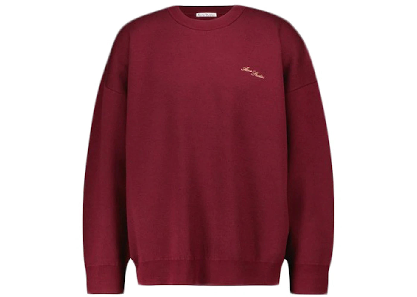 Acne Studios Crewneck Sweater Cherry Red