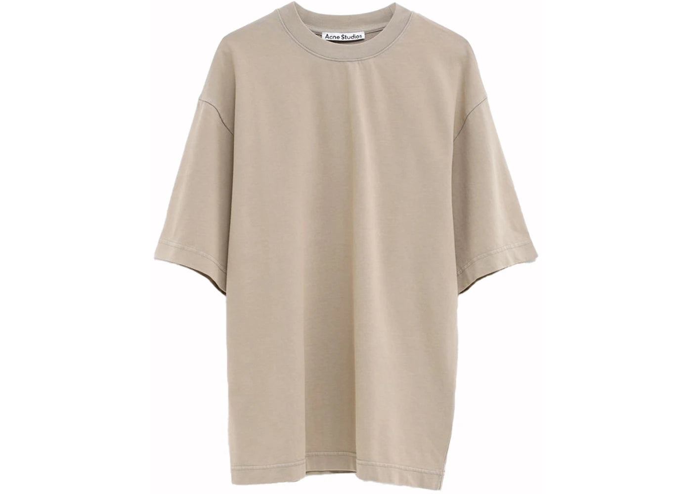 Acne Studios Crewneck T-Shirt Concrete Grey Dkx