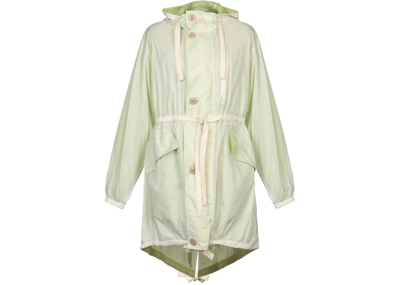 Acne Studios Lightweight Parka Jacket Light Green