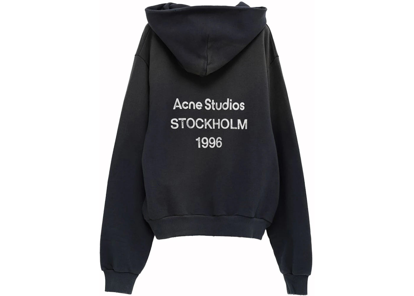 Acne Studios Logo Hooded Sweater Black 900