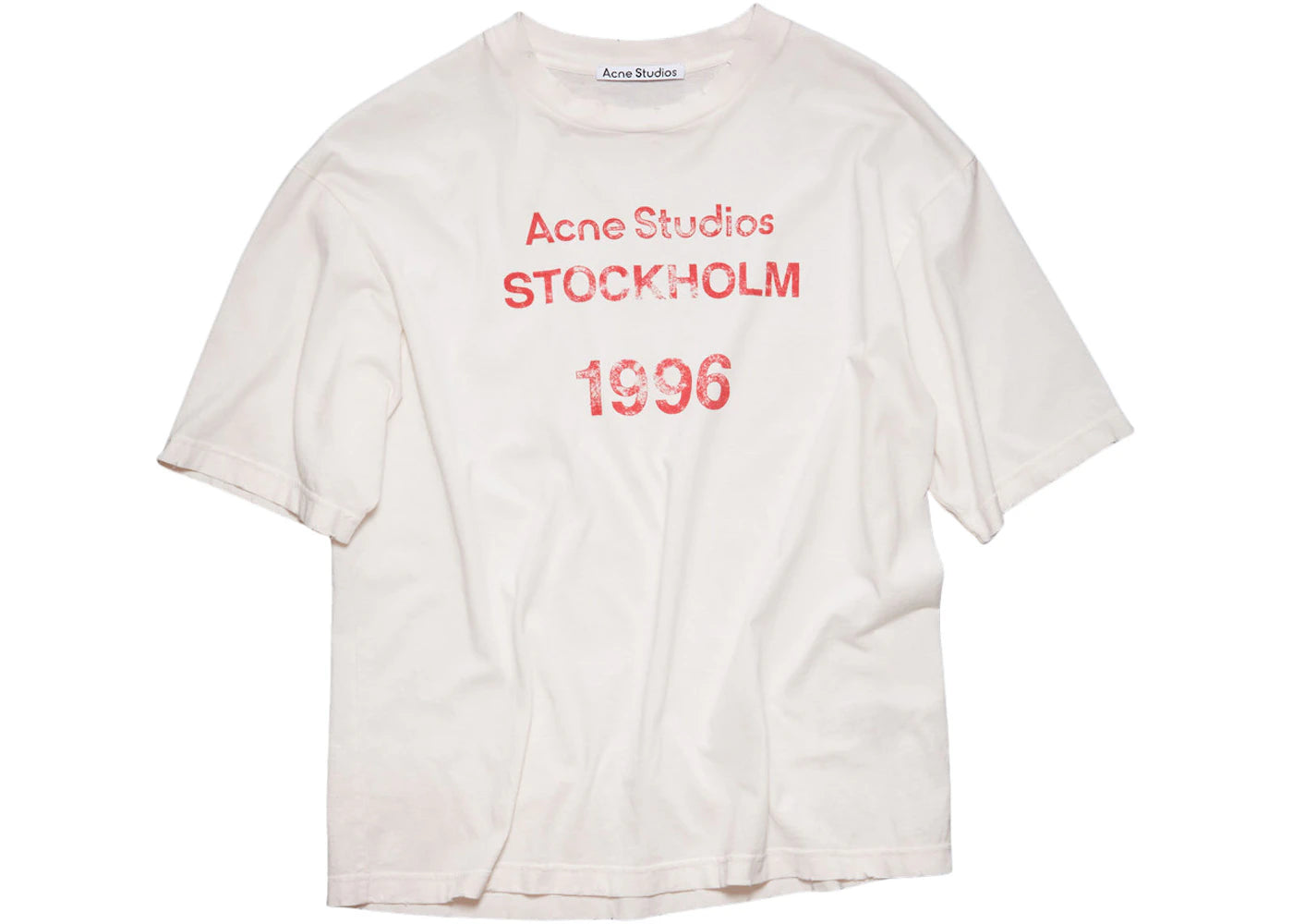 Acne Studios Stockholm 1996 Stamp T-shirt Pale Orange