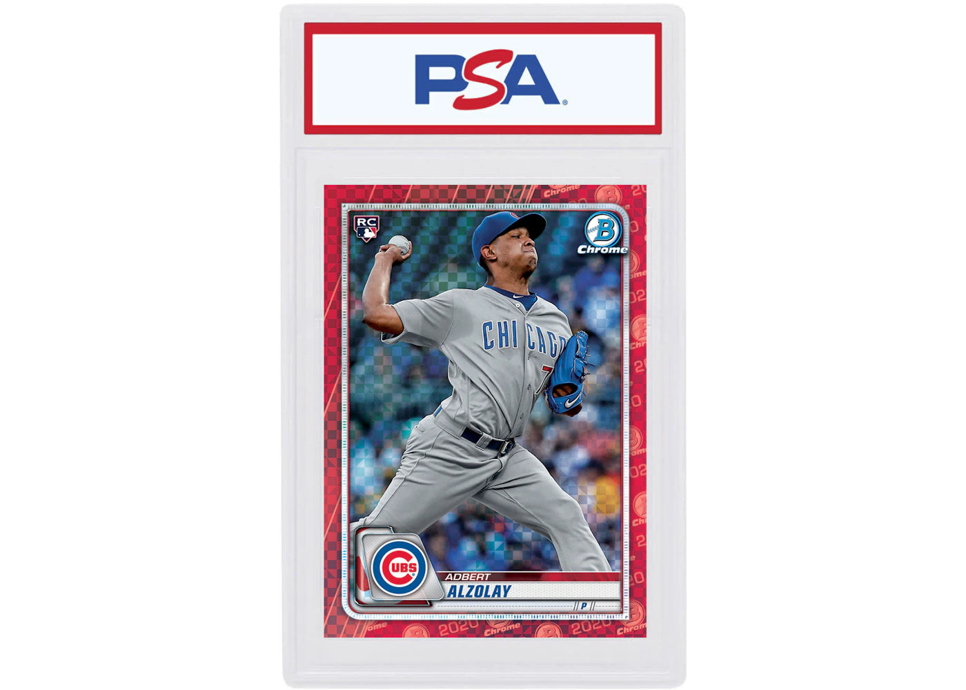 Adbert Alzolay 2020 Bowman Chrome X Rookie Red X-Fractor 1/1 #57 (PSA or BGS Graded)