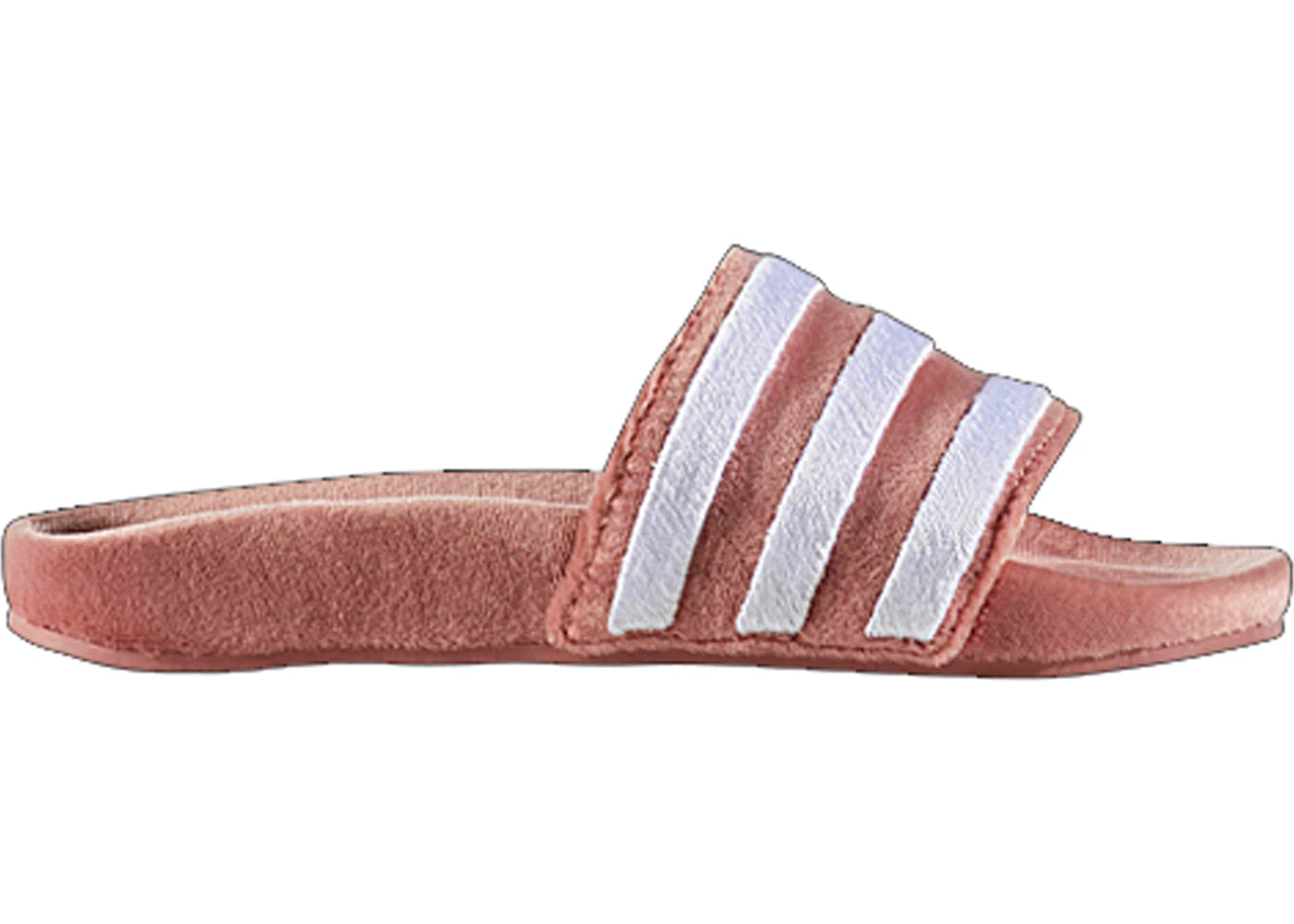 adidas adiLette Velour Raw Pink (Youth)