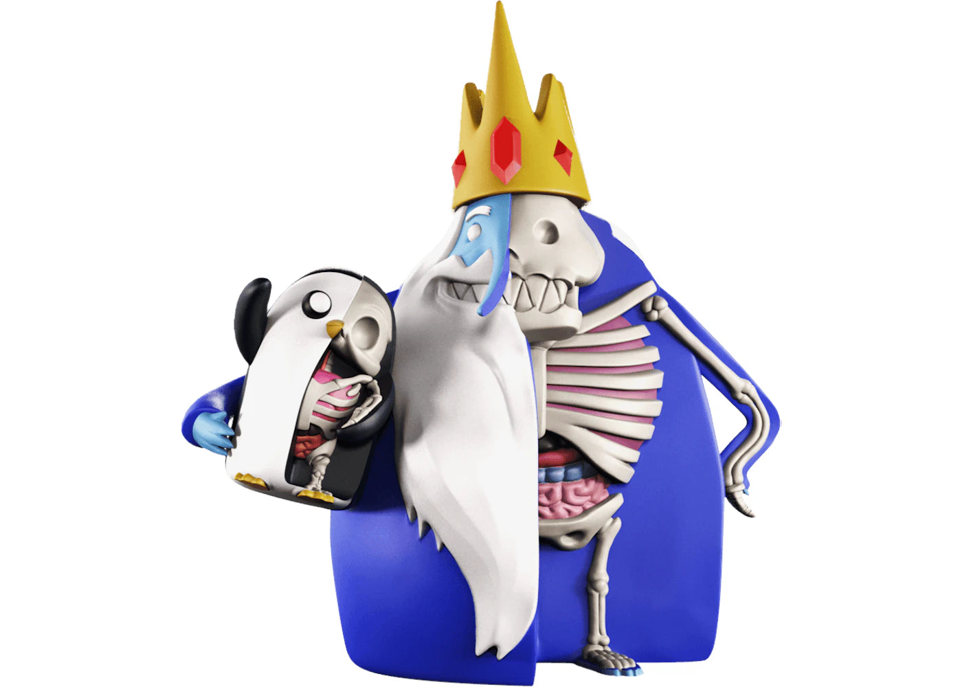 Gunter Figure Adventure Time Mighty Jaxx XXRAY PLUS: Ice King & Gunter Figure – Side ...