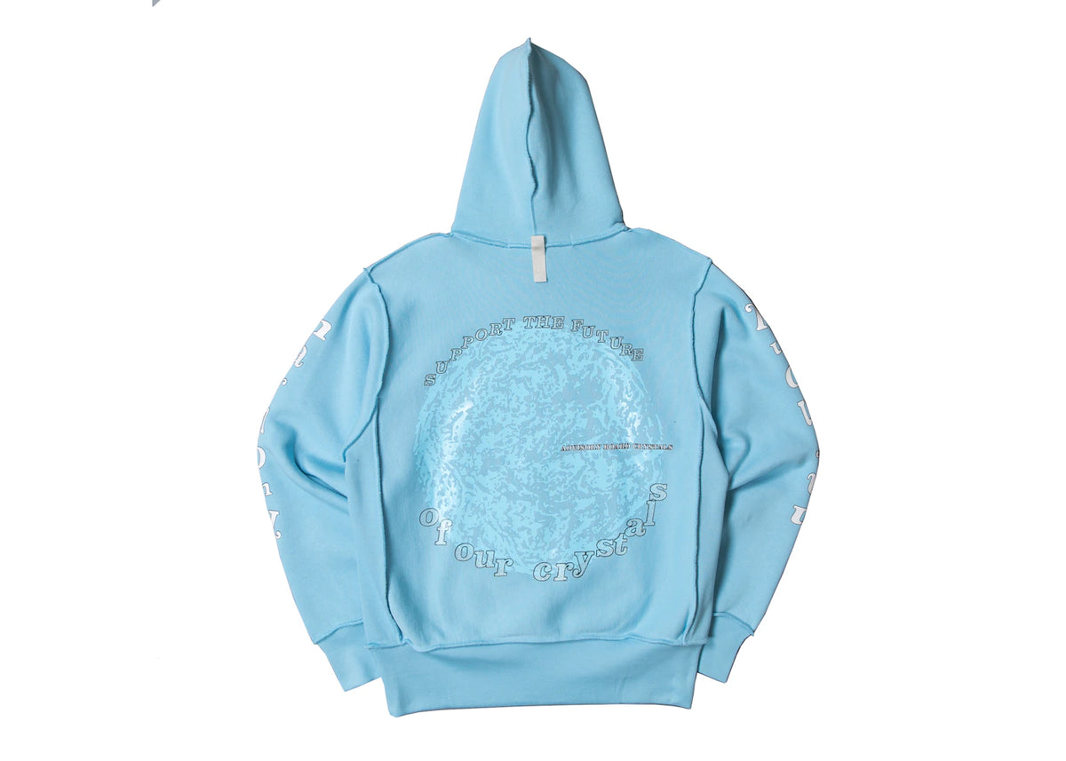 Advisory Board Crystals Planet Saving 2 (SlamJam Exclusive) Hoodie Light Blue