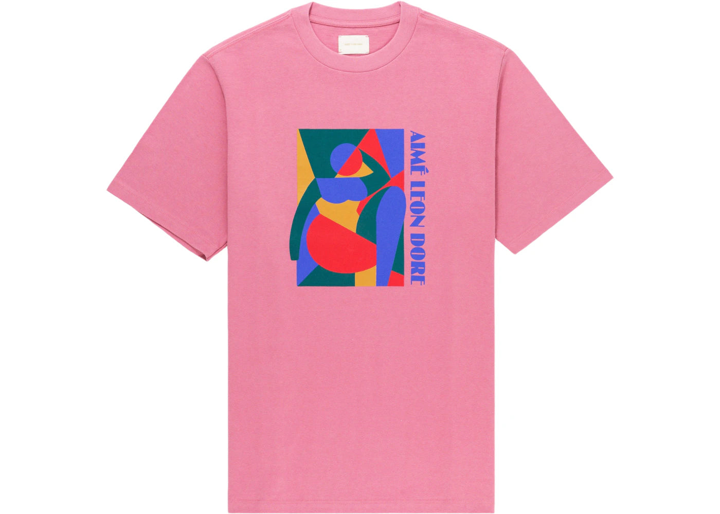 Aime Leon Dore Abstract Muse T-shirt Pink