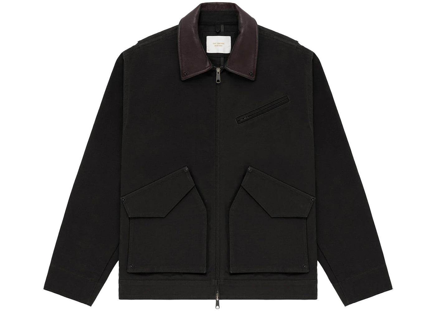 Aime Leon Dore Canvas Flight Jacket Black