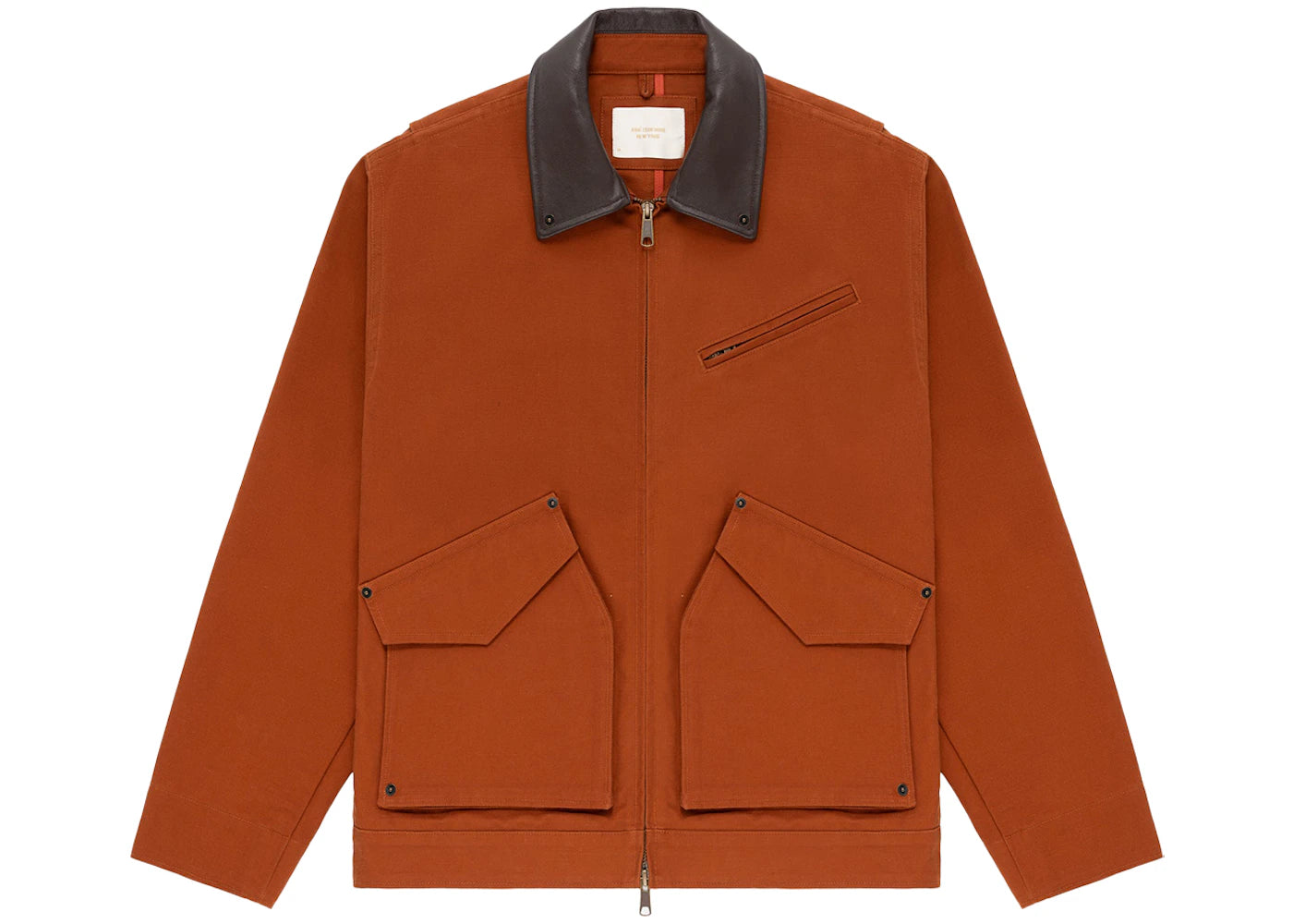 Aime Leon Dore Canvas Flight Jacket Orange