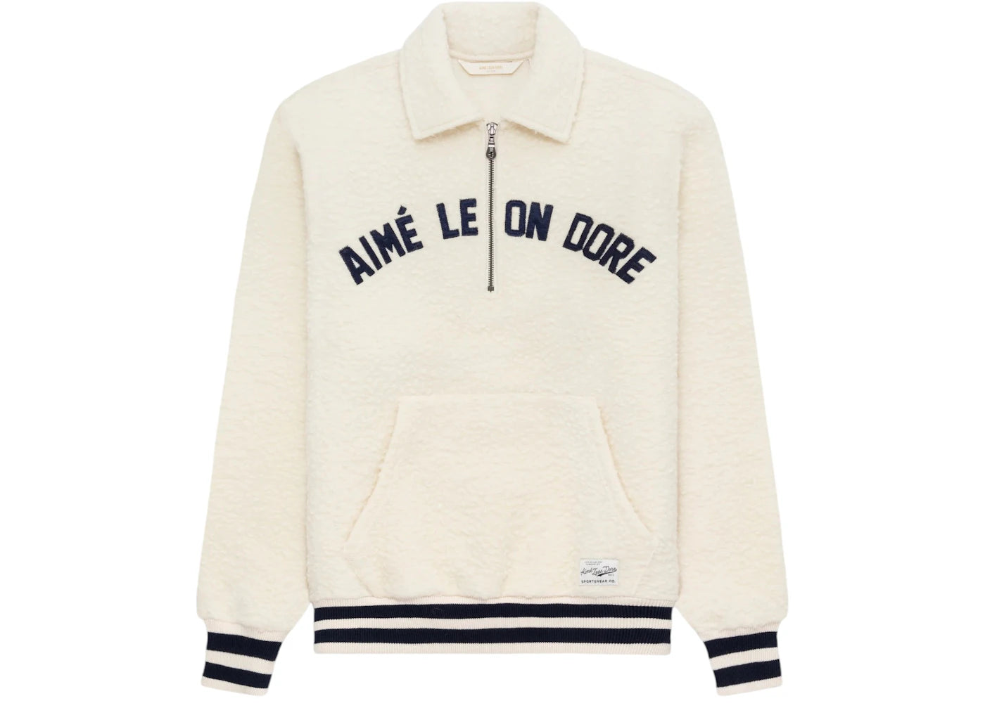 Aime Leon Dore Casentino Half-Zip Pullover Cream