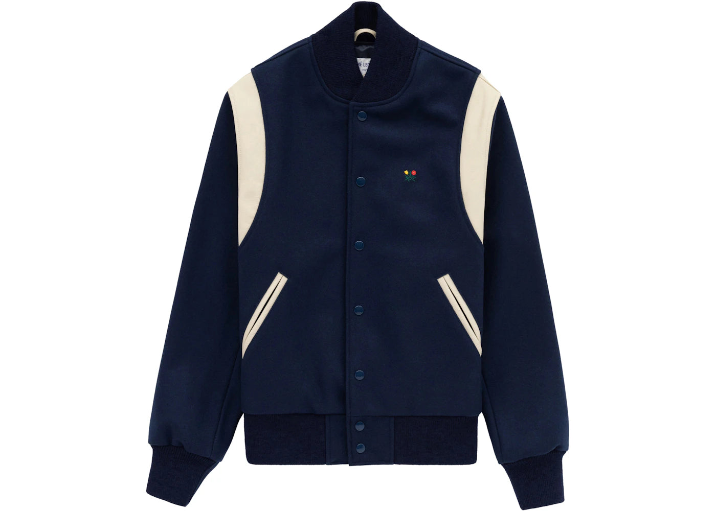 Aime Leon Dore Crest Varsity Jacket Navy