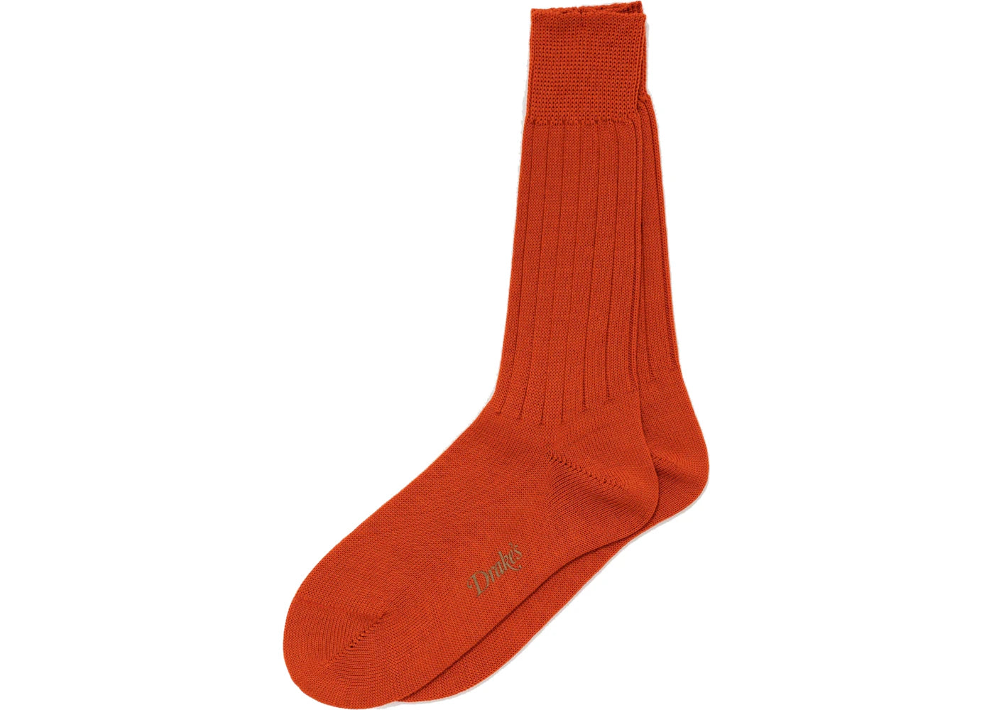 Aime Leon Dore Drake's Ribbed Dress Socks Orange