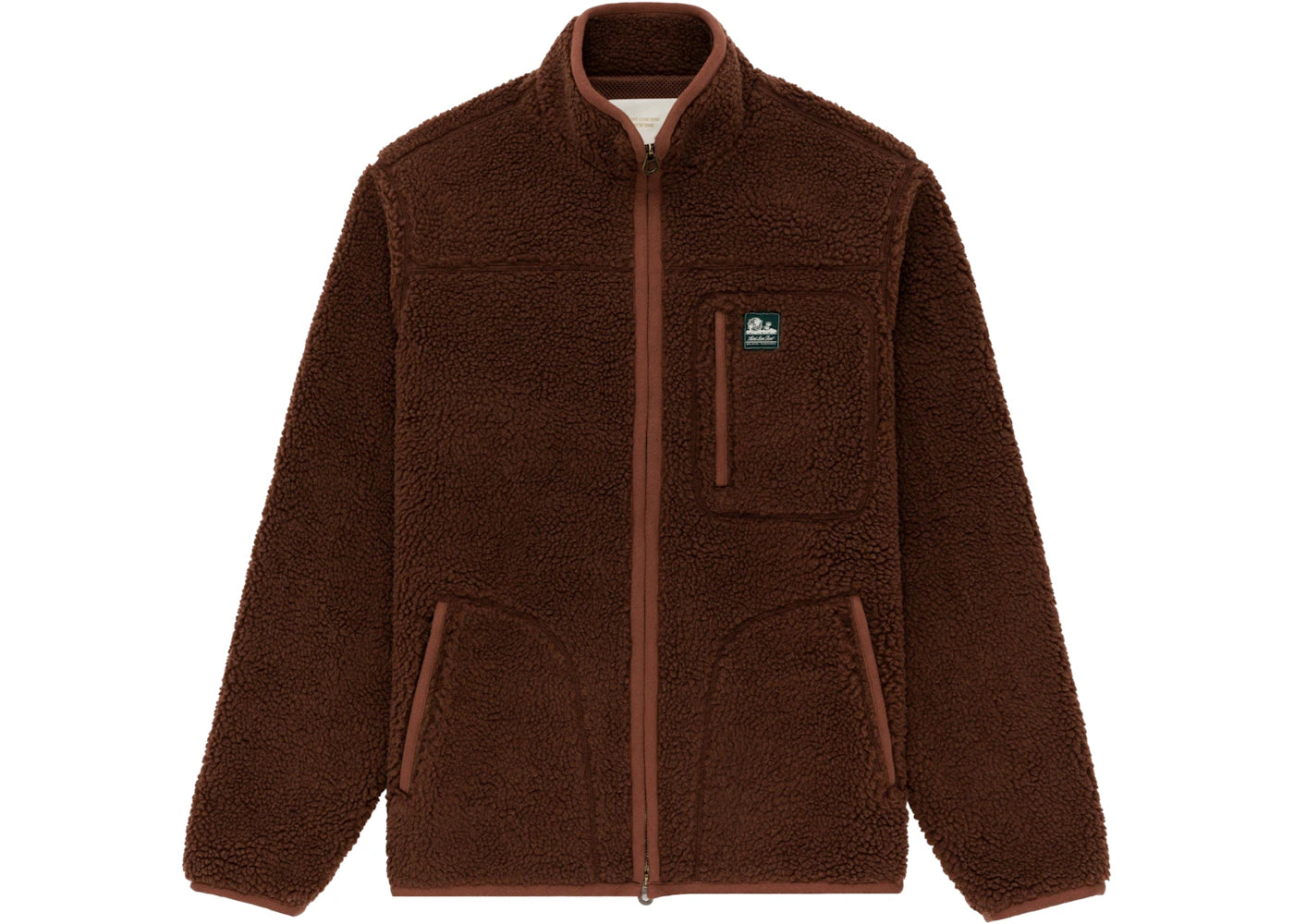 Aime Leon Dore Fleece Zip-Up Jacket Brown