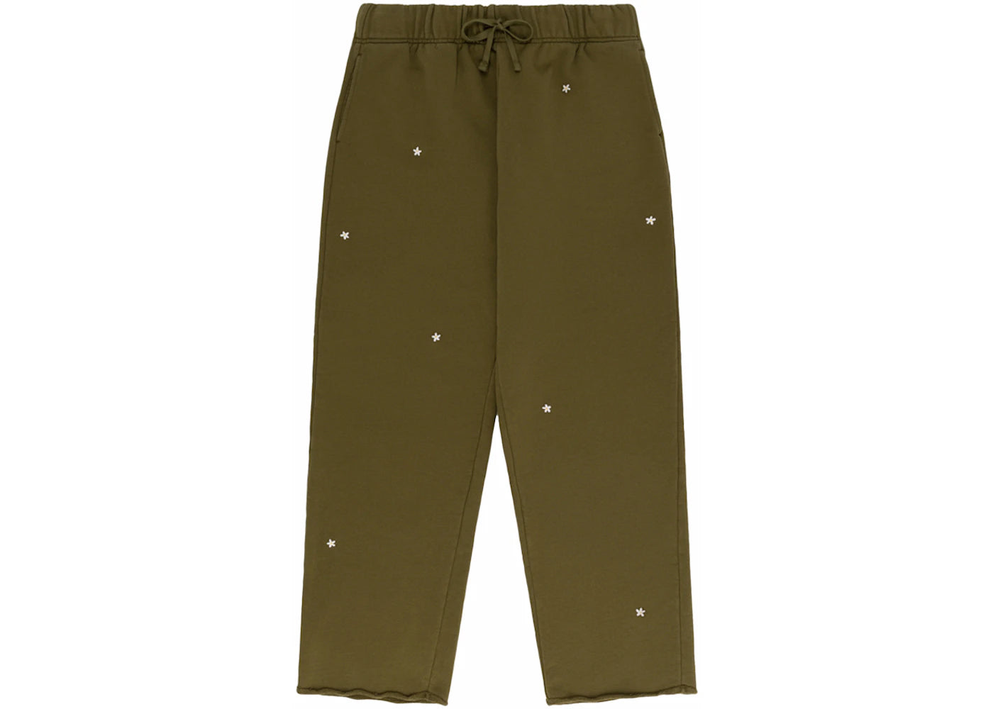 Aime Leon Dore Floral Embroidered Sweatpant Green