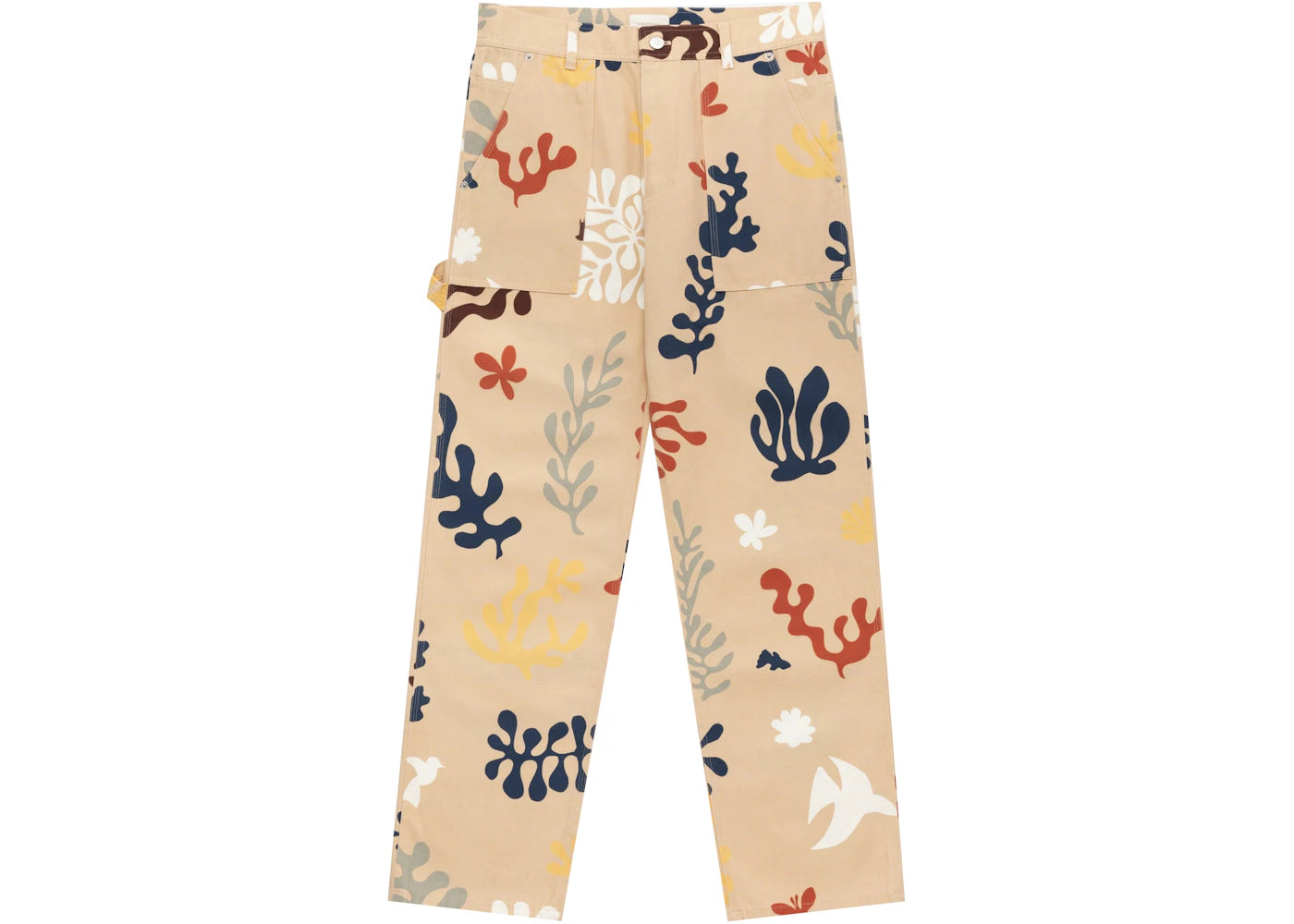 Aime Leon Dore Printed Cutout Workwear Pant Tan